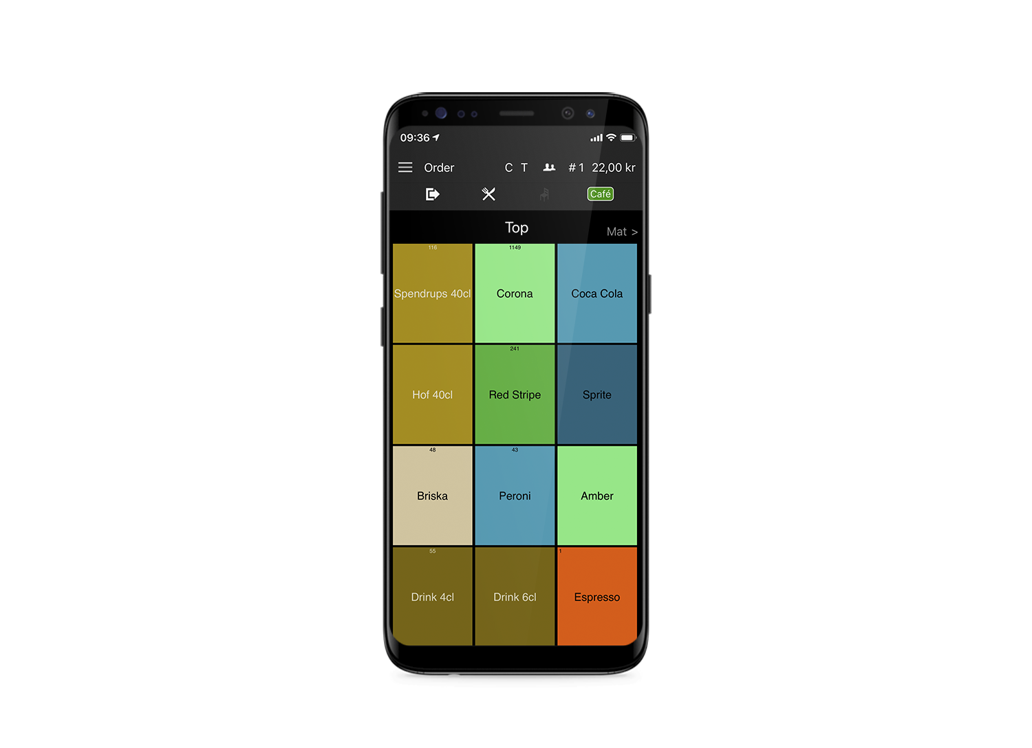 Trivec Mobile ordersystem restaurang