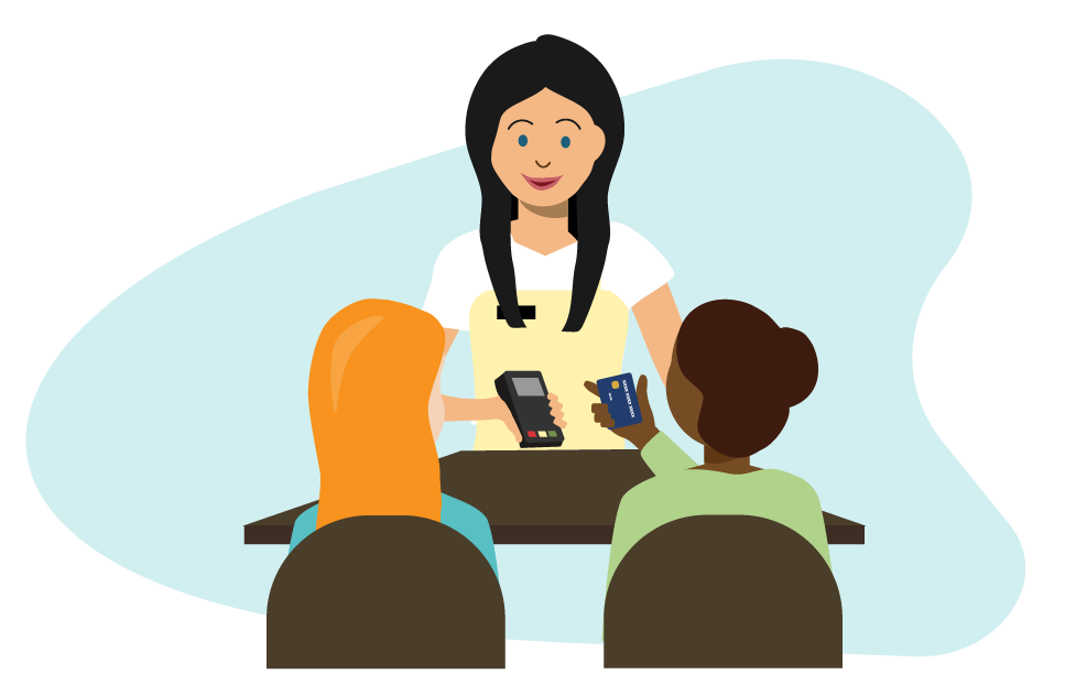 Betalterminal pay at table