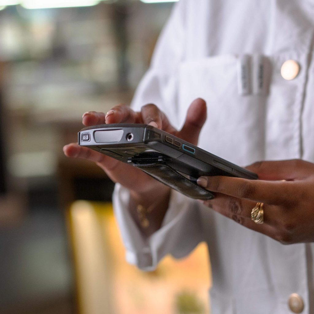 Användarvänligt för mobil beställning på restaurang