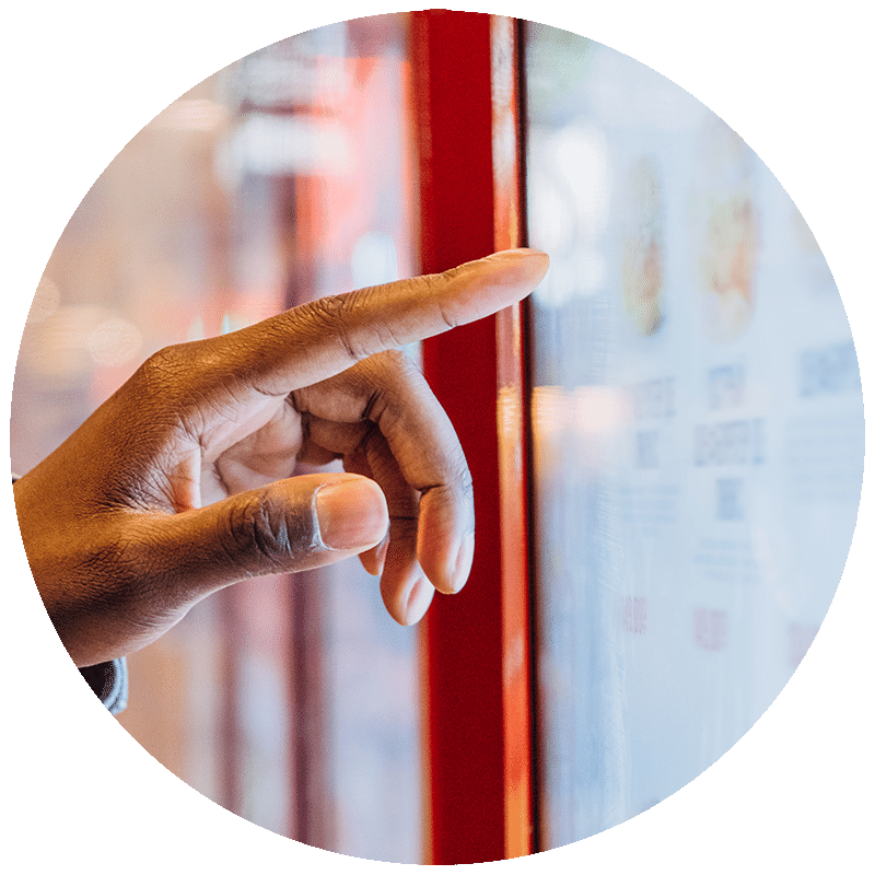 Självbetjäningskassor kiosk Trivec